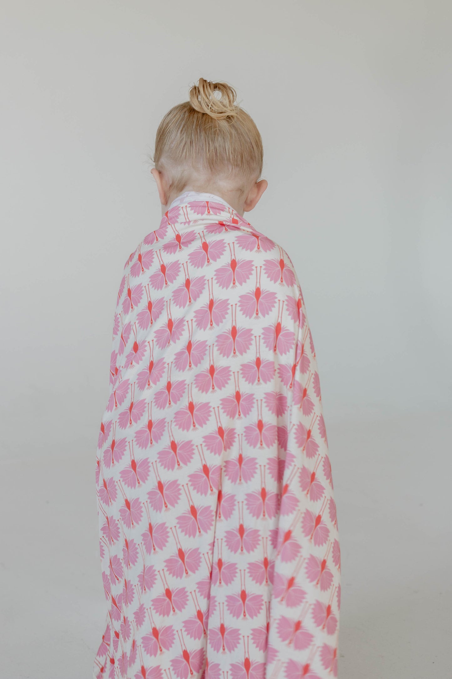 Bamboo Swaddle Blanket in Peacock