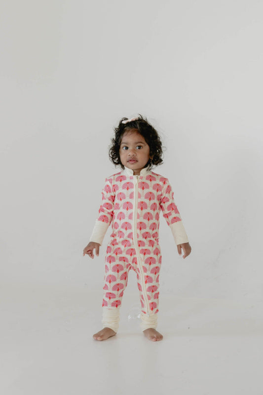 Kurta Footie in Peacock