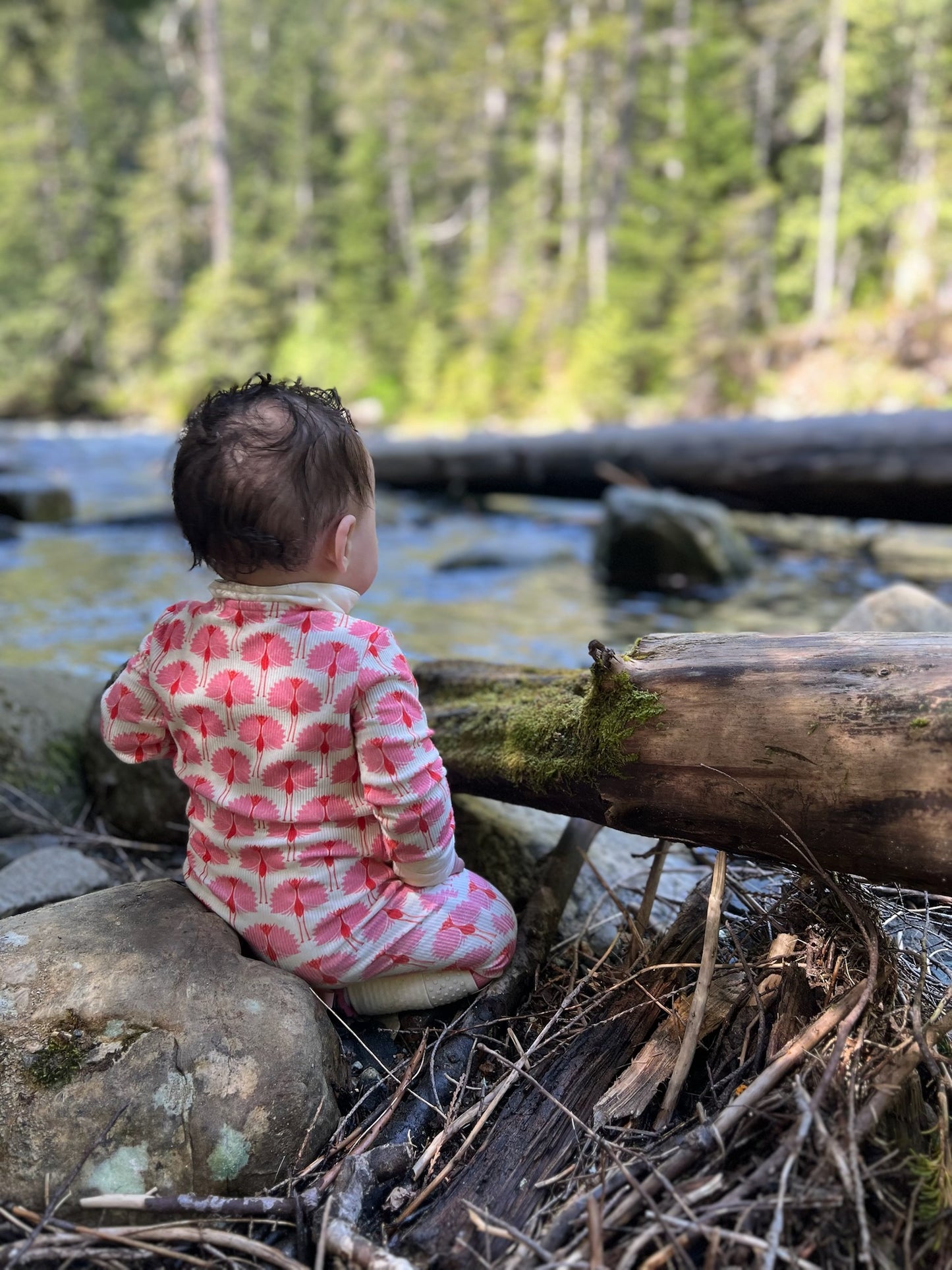 Kurta Footie in Peacock