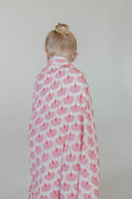 Bamboo Swaddle Blanket in Peacock - En Route Designs