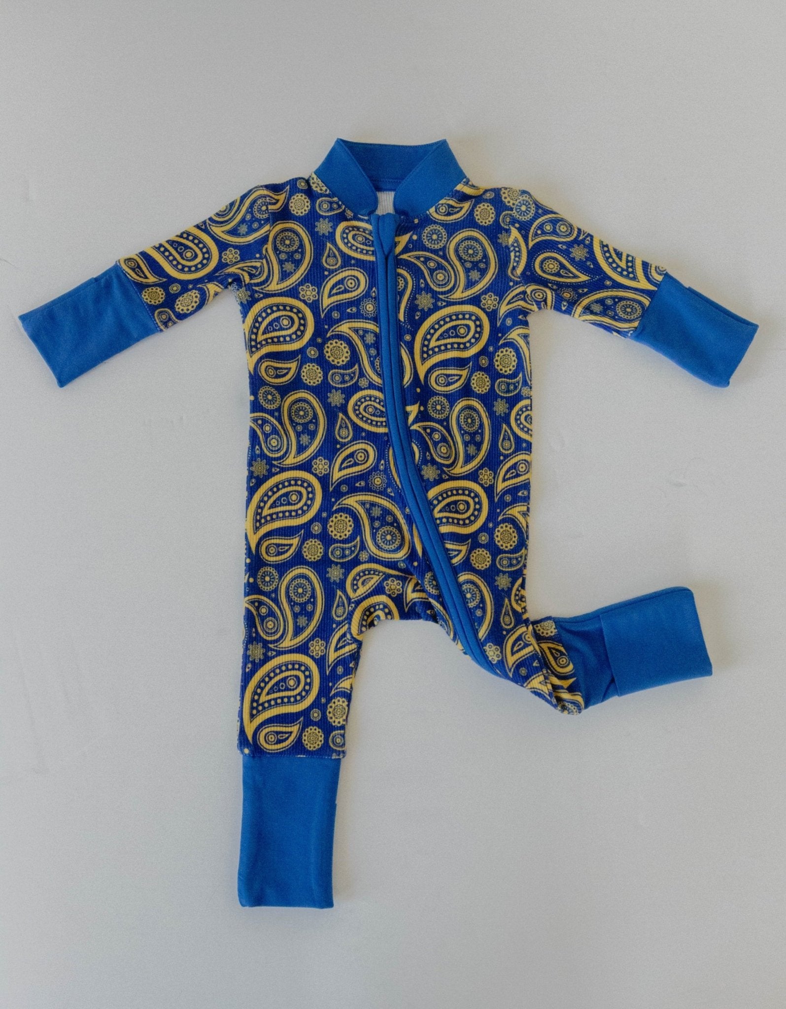 Blue Paisley - En Route Designs