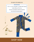 Blue Paisley - En Route Designs